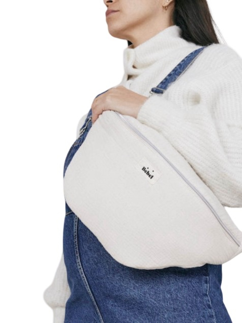 Bebel Banana Changing Bag in Dusty Cream
